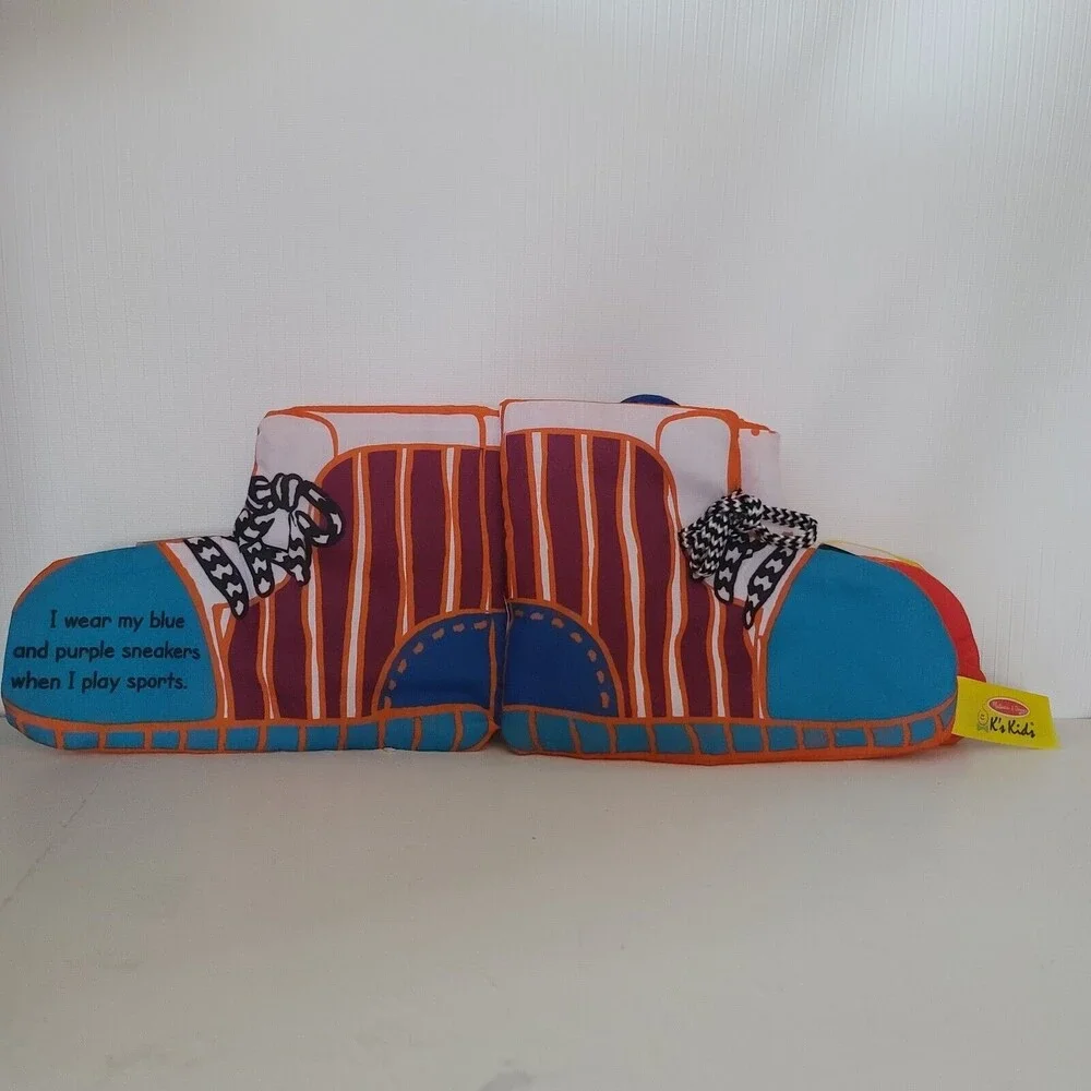 Melissa and Doug K's Kids Shoes Cloth Book